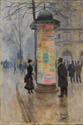Parisian Street Scene by Jean Béraud